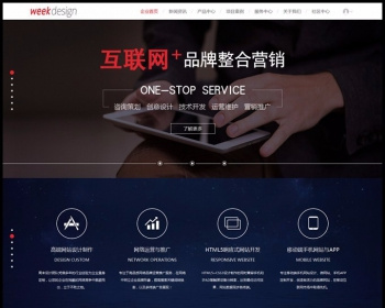 DIscuz高端交互式企业网站,适合用在建站工作室网络公司 - PHP