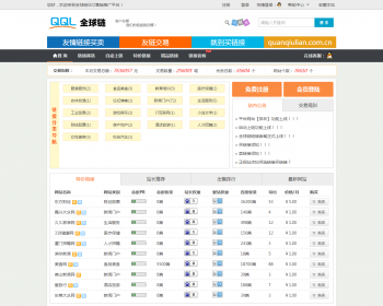 包安装！！！全网首发-2017ThinkPHP开发的友情链接交易系统平台源码