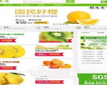 好果味商城源码 ecshop绿色清爽风格内核模板 - PHP