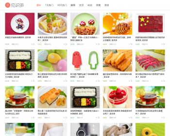 织梦cms阿里百秀见识多网站模板 - PHP