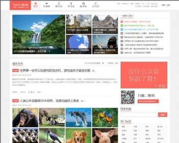 仿新版阿里百秀织梦模板 织梦博客文章资讯源码 PHP网站模板