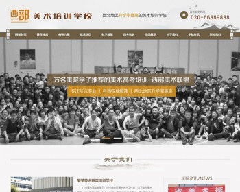 美术联盟培训机构学校类网站织梦模板（带手机端） - PHP