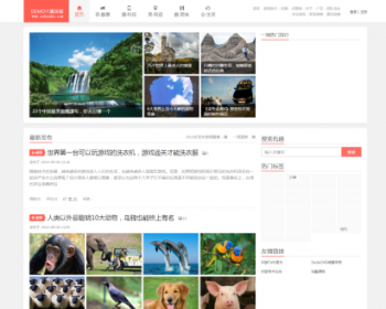 DEDE织梦cms仿新版阿里百秀模板 博客文章资讯网站源码 - PHP