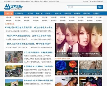 帝国仿《世界之最》完整版资讯源码 帝国CMS内核 带手机版 - PHP
