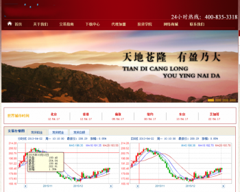 金融交易投资类企业网站织梦dedecms模板 - PHP