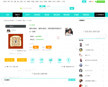 2019最_新最火公众号二维码导航网站源码 - PHP