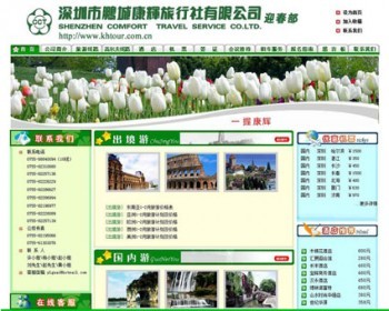 大型旅行社旅游服务公司机构建站系统网站源码XYM136 ASP+ACC - HTML / 前端静态
