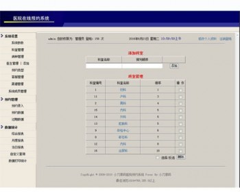 医院医疗机构在线预约管理系统ASP网站源码XYM513 ASP+ACCESS - 其他源码