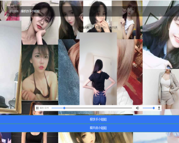 引流爆粉专用抖音快手随机在线播放小姐姐源码 - HTML / 前端静态