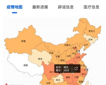 新型冠状肺炎疫情实时图显示系统源码：为扩散正确的疫情信息贡献力量 - HTML / 前端静态