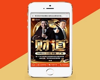 单页竞价网站模板 通用企业落地页宣传单页网站源码手机版 - PHP