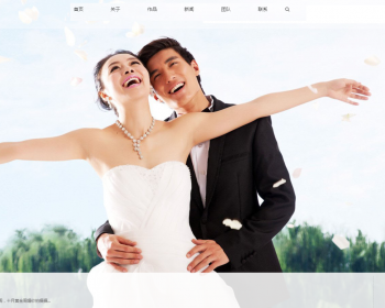 响应式婚纱照摄影类网站织梦模板 HTML5个人写真户外摄影工作室网站（带手机版） - PHP