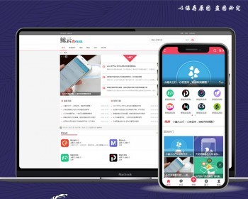 discuz源码bbs轻社区论坛多配色简约轻门户模板建站程序网站搭建 - PHP