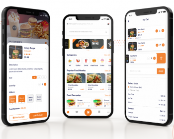 仿美团外卖饿了么外卖点餐APP多商户外卖点餐跑腿APP - App / Flutter