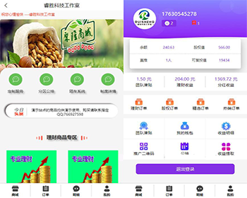 尊享富理财股权投资收益翻倍理财平台/股权/直销/公排/商城/见点奖系统 - PHP