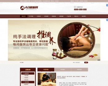 dede织梦古色养生会所网站模板源码[带手机版数据同步] - PHP