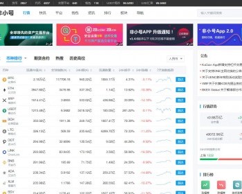 帝国cms仿非小号专业级区块链门户资讯站新版网站源码行业大数据财经模版 - PHP