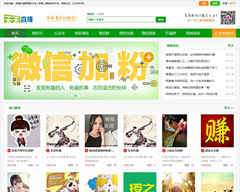 微信群公众号二维码导航大全整站源码 帝国cms内核 带整站数据 带手机端 - PHP
