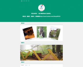 2021年简单个人介绍引导页网站/html源码/个人博客网源码 - HTML / 前端静态