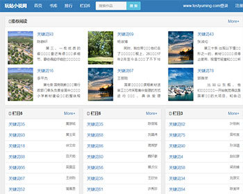 超度小说站群程序 php小说泛站群系统程序 小说泛目录站群源码