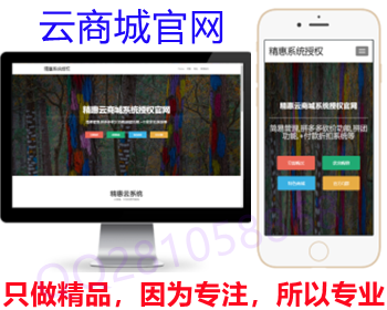 云商城系统授权官网单页源码,产品推广宣传引导引流页面,可以做公司工作室官方引导页面2 - HTML / 前端静态