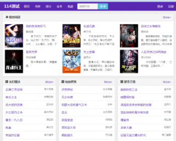 新版PHP小说泛站群系统程序 小说站群源码 小说泛目录站群源码