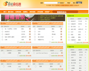 基于jsp+mysql的JSP实现的一个音乐网站项目 - Java