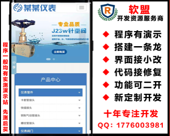 响应式防爆仪表管阀件网站模版/易优eyoucms新版内核/多端/送14插件【yy27】 - PHP