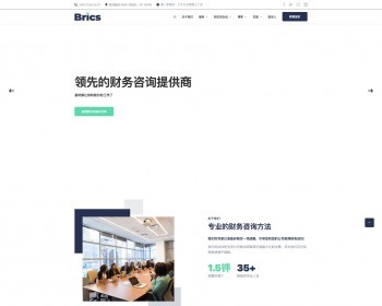 财务顾问 HTML5 模板，财务代理，财务代理记账公司网站源码，直接可以使用 - HTML / 前端静态