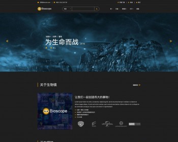 完整的视频和电影机构 HTML 模板|企业源码|静态网站 - HTML / 前端静态