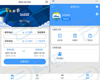 租车汽车租赁平台系统 - ThinkPHP