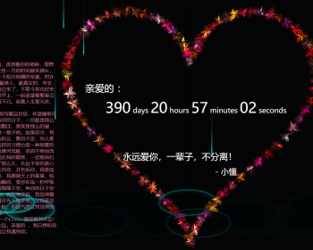动态情侣表白网站HTML,520漂亮表白网站,情侣网站,给女朋友一个惊喜,可以写下你想说的寄语 - HTML / 前端静态