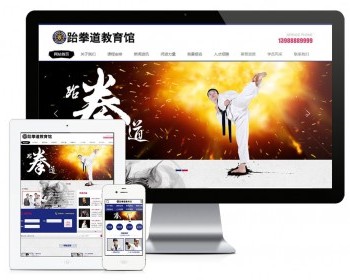 武术跆拳道培训类网站（含一个域名商业授权） - ThinkPHP