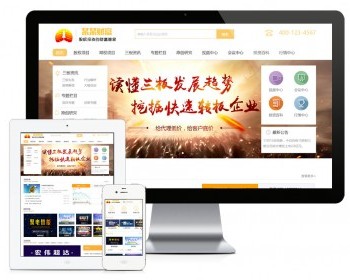 股权投资财富管理thinkphp网站模板带后台可扩展小程序【含1个域名正版授权】