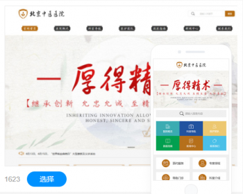 医院官网网站建设网站制作手机站公众号企业模板建站 - PHP