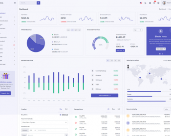 Bootstrap + gulp构建深浅双色管理后台仪表盘PHP模版 - HTML / 前端静态