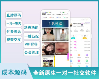 1对1视频聊天1v1付费直播相亲交友直播交友APPP直播APP1对1交友APP完美运营1对1交友 - Java