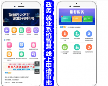 【正版】政务系统开发就业系统公众号服务智慧线上申请审批网站E政平台源码 - PHP