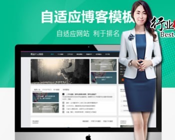 【全站演示】利于优化SEO排名-博客模板自适应网站 - PHP