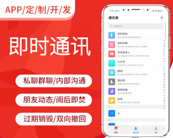 （小白版）聊天系统即时通讯 IM聊天社交已读未读红包音视频通话 安卓苹果原生开发后端JAVA