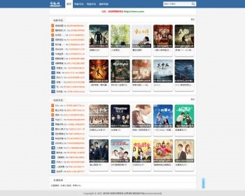 苹果cms v10极简电脑手机一体自适应电影站模板 - PHP