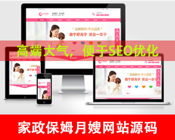 月嫂保姆网站源码家政服务公司网站家政公司官网源码家政企业网站月子会所网站带手机端 - PHP