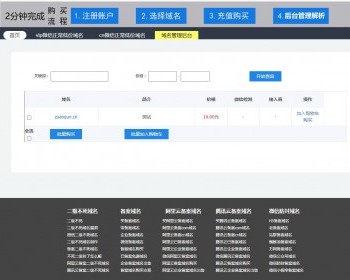 域名出租出售系统，带分销功能 - ThinkPHP