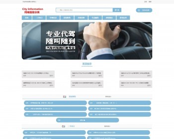 分类信息网站模板9带演示数据,办理ICP电信增值许可证专用模板,分类信息网ICP申请专用 - PHP