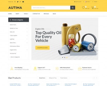 opencart外贸商城源码五金商城源码国外购物站企业展示网站英德双语 - PHP