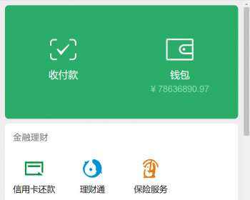 微信钱包装逼HTML自适应源码单页面 - HTML / 前端静态