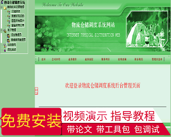 【毕设】jsp2083物流仓储调度系统ssh毕业设计 - Java