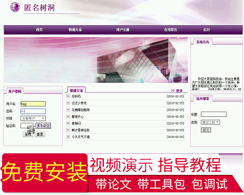 【毕设】jsp1818匿名树洞sqlserver毕业设计 - Java