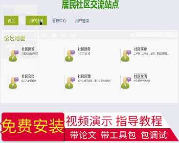 【毕设】jsp1528居民社区交流站点mysql毕业设计 - Java