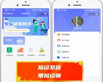 升级版智慧医疗|看病陪诊排队取号协助挂号划价缴费预约陪护陪伴就医小程序带陪诊师 - PHP